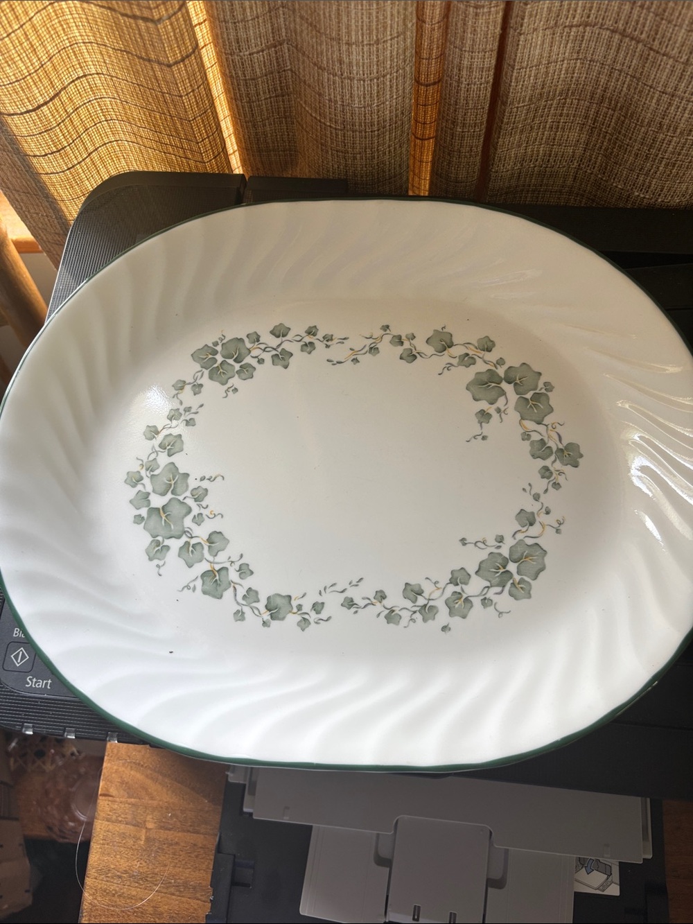 Corelle Callaway Ivy Swirl Platter